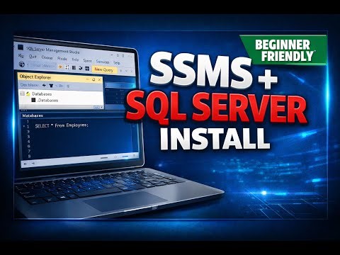 Microsoft SQL Server & SSMS Download + Install (Step-by-Step) | SQL Setup for Beginners (Hindi)