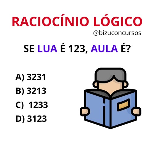 Exercícios de Raciocínio Lógico para Concursos
