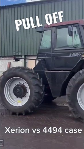 Huge tractor pull off Claas xerion vs case 4494