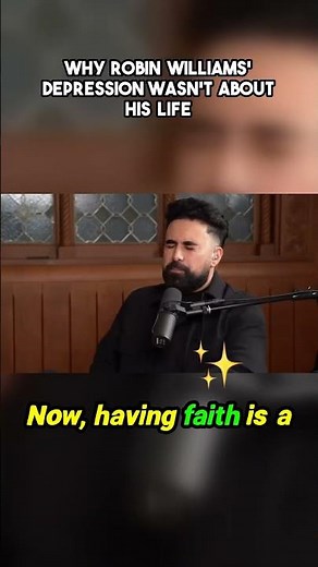 Why Robin Williams’ Depression Wasn’t About His Life 💔