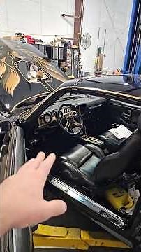 1980 Trans Am in for cooling upgrades, closeout panels, and some oil leak issues