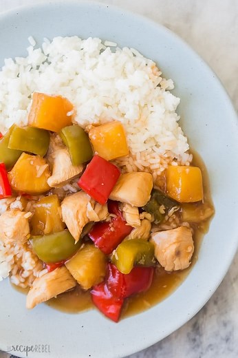 Slow Cooker Sweet and Sour Chicken (Crockpot)