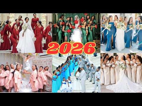 Latest Bridesmaid Dresses | Satin Gown Styles for Maids of Honour | Gorgeous Bridesmaids Dresses