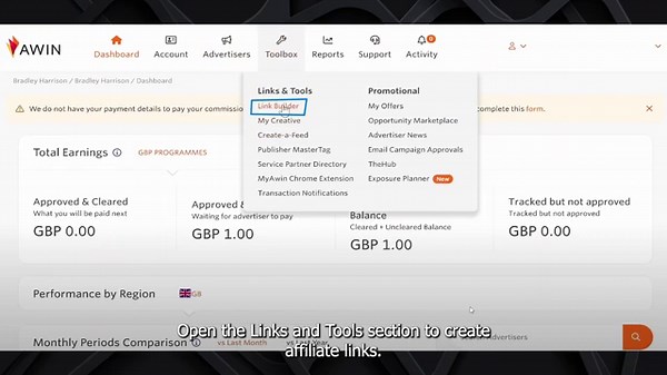 How to create an affiliate link on Awin-2025 l SM Tech