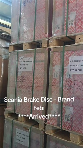 #fyp #allegiancemalaysia #truckparts #aftermarket #spareparts Scania Brake Disc Febi brand