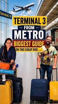 How to reach Terminal 3 Delhi Airport by Metro : Biggest Guide | How To Reach Delhi Airport By Metro