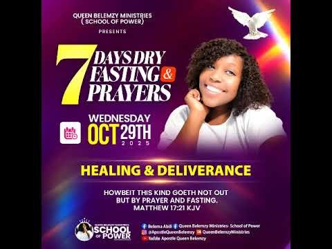 Day 1 of 7 Days Dry Fasting and Prayers for HEALING & DELIVERANCE.