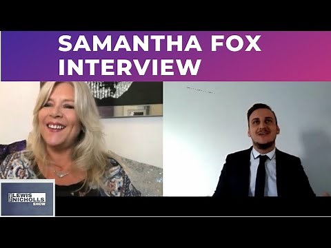 Samantha Fox Interview - her opinion on Hosting the Brits, Music career and being a model.