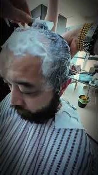💈Head shaving & Not a single unnecessary movement—done in one fluid motion!!