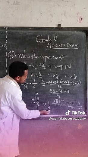 Simplifying Mixed Numbers in Grade 8 Math