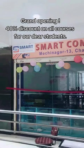 Grand opening!! 40% discount on all courses for our dear students . #fyp#foryoupage #viral #smart_computer_institute_charali #learn #word