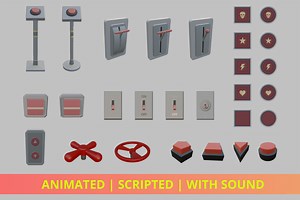 Interactive Buttons | 3D Tools | Unity Asset Store