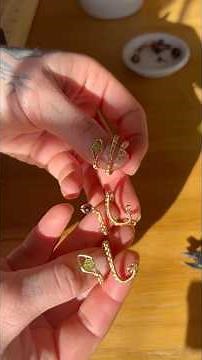 Snake wire ring tutorial