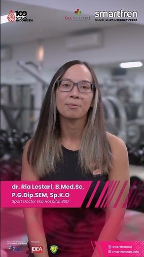 Runners!Ada pesan nih dari dr. Ria Lestari, B.Med.Sc, P.G.Dip.SEM, Sp.K.O 👩🏻‍⚕️🩺