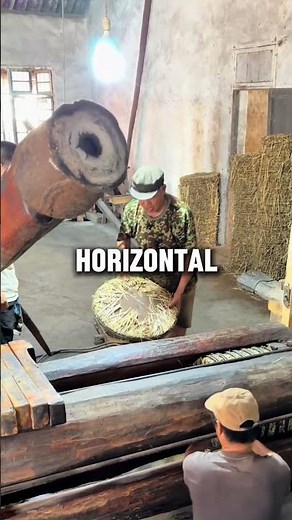 Traditional Wooden Press Oil Extraction