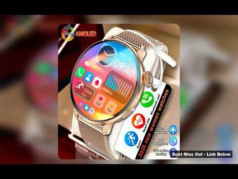 2025 New Lady Fashion Smart Watch women AMOLED HD Screen GPS Sport Heart Rate Bluetooth Call Waterpr