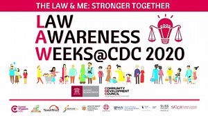 Know your legal rights! ⚖️ Find out why it's important in the video below!  This video is a first of a mini series from the Law Awareness Weeks@CDC 2020 to promote awareness and understanding of the law in the community through legal talks.  Interested to learn more about your basic legal rights and obligations? Sign-up for FREE webinars at www.lawawarenessweeks2020.com #DoGoodDistrict | Central Singapore Community Development Council - CDC | Facebook