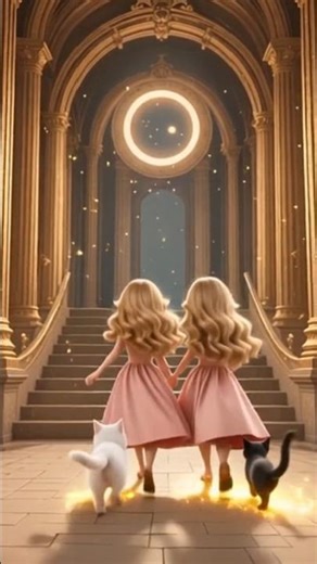 The twins meet the mysterious Night Princess under the moonlight. #FantasyStory #Animation