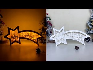 How To Make A Paper Cut Shooting Star Box