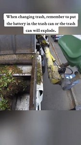 72K views · 252 reactions | When changing trash, remember to put the battery in the trash can or the trash can will explode..#fo #foryoupage❤️❤️ #videoviral #fyp #garbagetruck | Trashmaster | Facebook