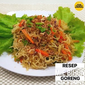 609K views · 773 reactions | Enak, gurih, dan bikinnya simple. Begini resep cara memasak mie bihun goreng simple, enak, gurih, praktis dan sederhana. | Resep Masakan Sederhana Remana | Facebook