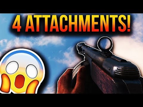How to use 4 ATTACHMENTS on ANY GUN in COD WWII!