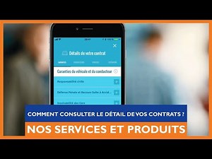 Les services et produits GMF | Comment consulter le détail de vos contrats ?