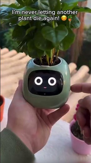 AI Smart Plant Robot 🌱🤖 | The Future of Indoor Gardening is Here! | Cute AI Plant Companion