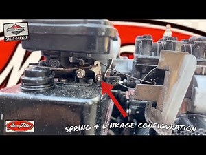 Briggs 3HP Horizontal Shaft• spring & linkage configuration 🔧• #briggs #rotavator