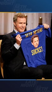 #Strays and #Barbie’s Will Ferrell and @sethmeyers clear up the awkwardness between them. | Late Night with Seth Meyers