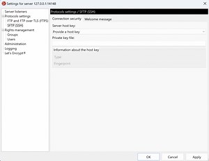 FileZilla Pro Enterprise Server: How to Configure SFTP - FileZilla Pro