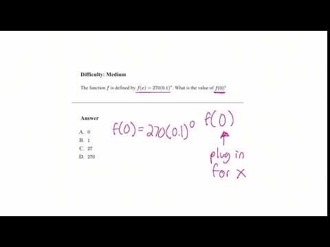 SAT Advanced Math Sample Question Explanation