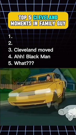 5 Times Family Guy Cleveland Brown Moments! 😂