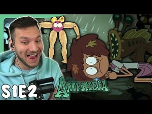 Toe Jam Is a NO From Me... Amphibia 1x2 Reaction | Cane Crazy - Flood, Sweat & Tears