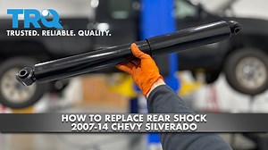 How to Replace Rear Shocks 2007-14 Chevy Silverado