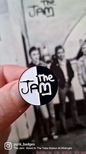 THE JAM Pin Badge available from our website NOW www.punkpinbadges.com | Punk Pin Badges