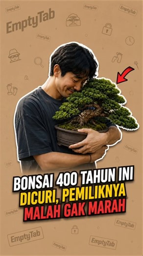 Bonsai 400 Tahun Ini di Curi, Pemilik nya malah gak marah