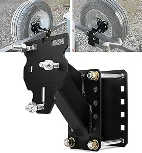 Heavy-Duty Spare Tire Mount Bracket for Trailer, Spare Tire Carrier Holds up to 150 lbs Fits 4, 5, 6 Lugs Trailer Wheels (4", 4.5", 4.75", 5", 5.5" ,6" Bolt Patterns)