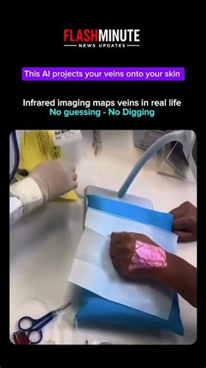 🩸 AI That Shows Your Veins Before the Needle