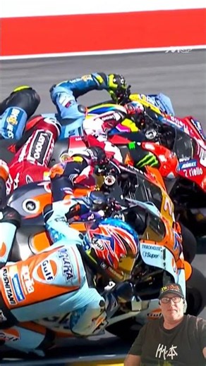 4-Wide Into Turn 1! MotoGP Racing at Its Best! 🏍️💨