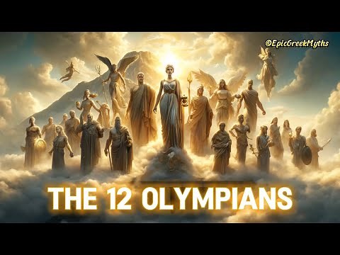 The 12 Olympians - Who Are the Greek Gods? and What They Represent #mythology #olympus #gods