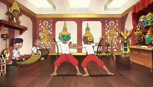 Showing The Soft Power of Thai Culture: Amphibia Season 3 Episode 4 🇹🇭 Amphibia is an American animated television series created by Matt Braly that aired on Disney Channel. Link: https://disneynow.com/shows/amphibia The series chronicles the adventures of an independent, fearless and brave Thai-American girl named Anne Boonchuy. In the final season, Anne and the Plantars are transported to Anne's home in the suburbs of East Los Angeles. Anne must now help the frog family adjust to the human w