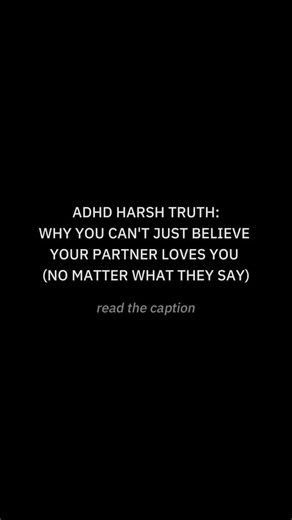 ADHD Thriver on Instagram: "They say "I love you." They show you in a thousand ways. But something in you refuses to land on that truth. You nod and say it back, but inside you're thinking: "What if they're lying? What if they realize I'm too much? What if they only think they love me right now?" It's not about them... Your ADHD brain's inability to trust what it can't predict is the problem. It's Rejection Sensitive Dysphoria (RSD)—a neurological pattern where your ADHD brain has learned that s