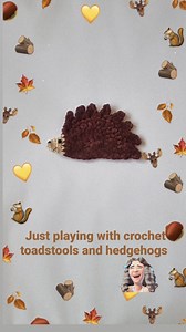 Free crochet hedgehog pattern by @goldenlucycrafts on her blog ✨️♥️💖 Hello lovely friends, well, here's the next part of some autumn garlands I'm making , it is autumn after all 😁 next I'm hoping( if my neck stops hurting) to make some little foxes and some leaves 🍃 Hope you have a wonderful day in your little corner of the world 🌎 big love everyone ❤️ #crochet #hedgehog #autumncolors | Crochetcrazyhelen