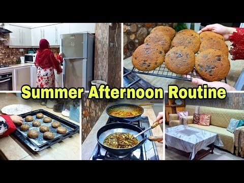 Summer Afternoon Routine | How To Make Cookie's At Home | ‪@kitchenwithnoonzay‬