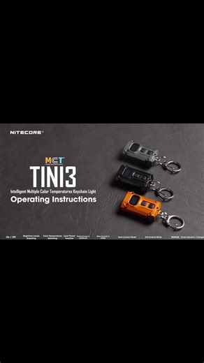 How to play with your NITECORE TINI3 keychain flashlight?#NITECORE #gear #everydaycarry #EDC