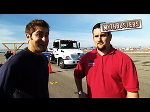 What Happens When a Truck Slams Into Buster at 65 MPH? | MythBusters