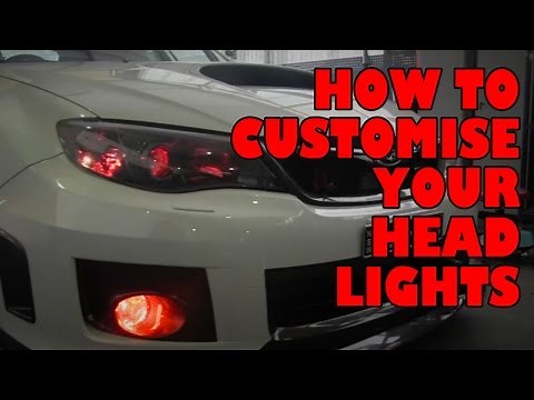 How to Customize Your Head Lights