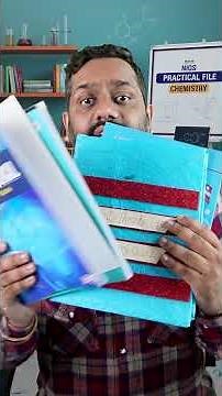 NIOS Chemistry Class 12 Practical File March 2026 NIOS Class 12 Chemistry 313 Solved Practical File