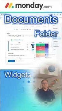 Monday.com Tips: Folder Structure, Charts, Widgets + Multi-View Docs in 60s! #mondaydotcom